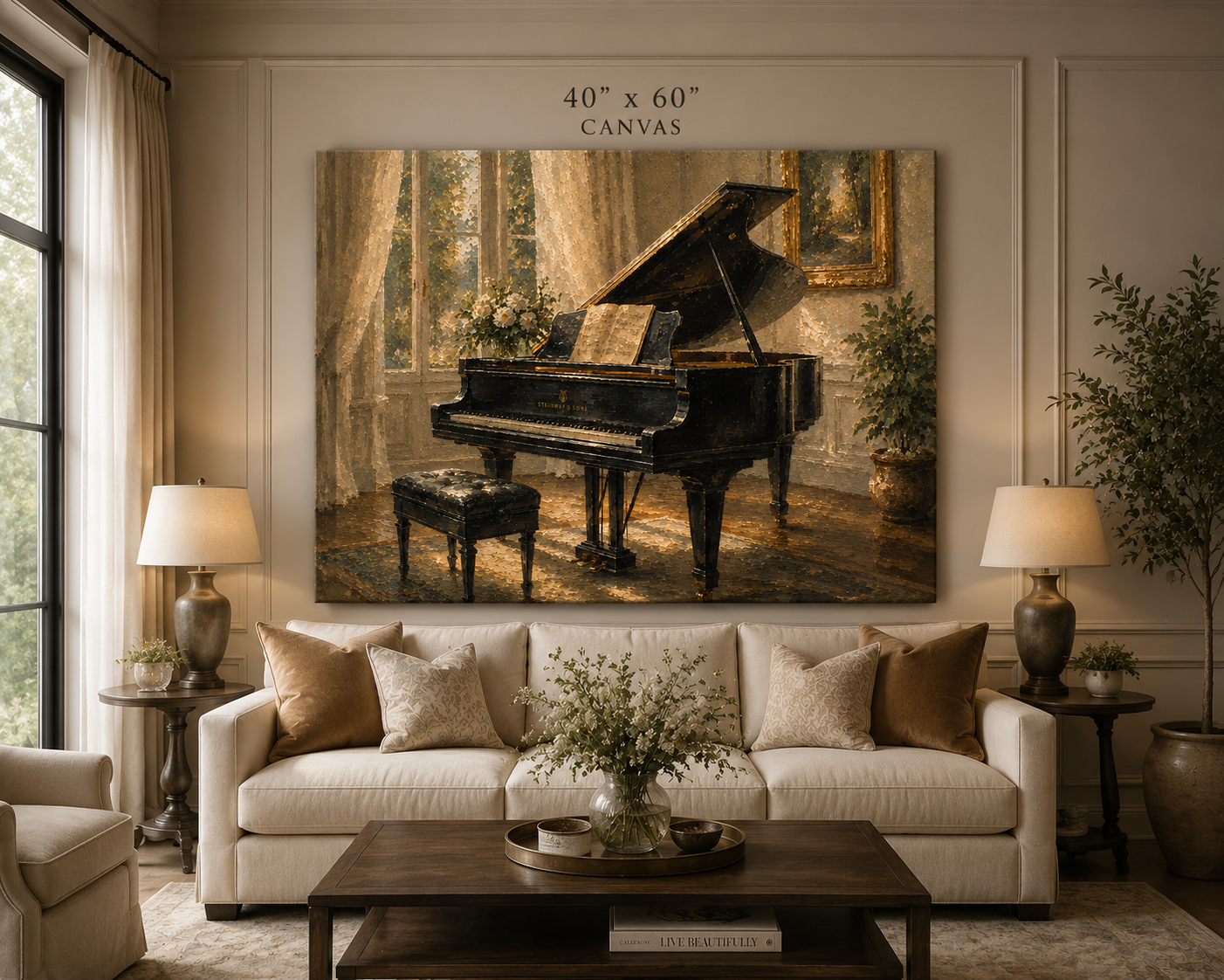 Grand Piano Canvas Art